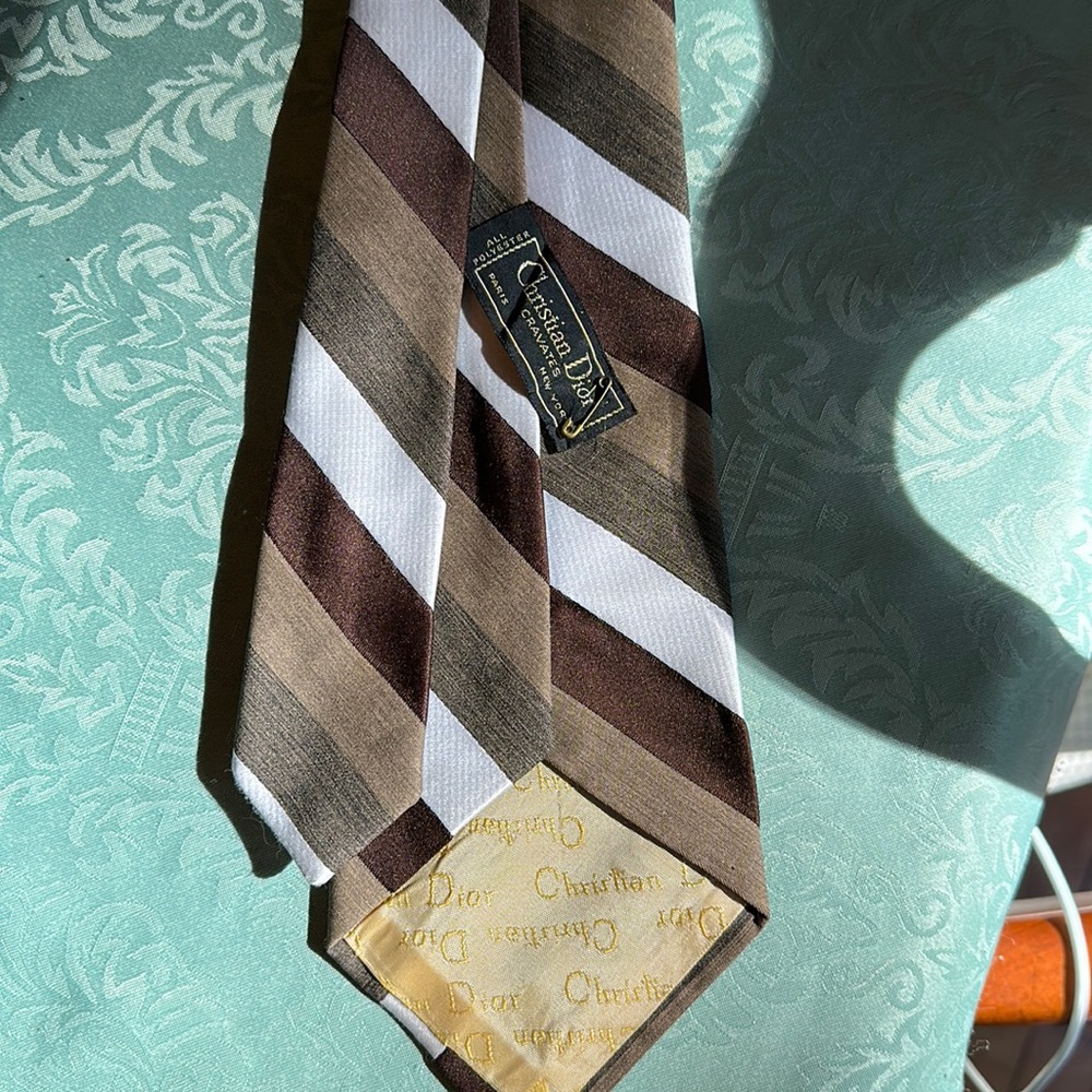 Vintage Christian Dior Mens Formal Tie